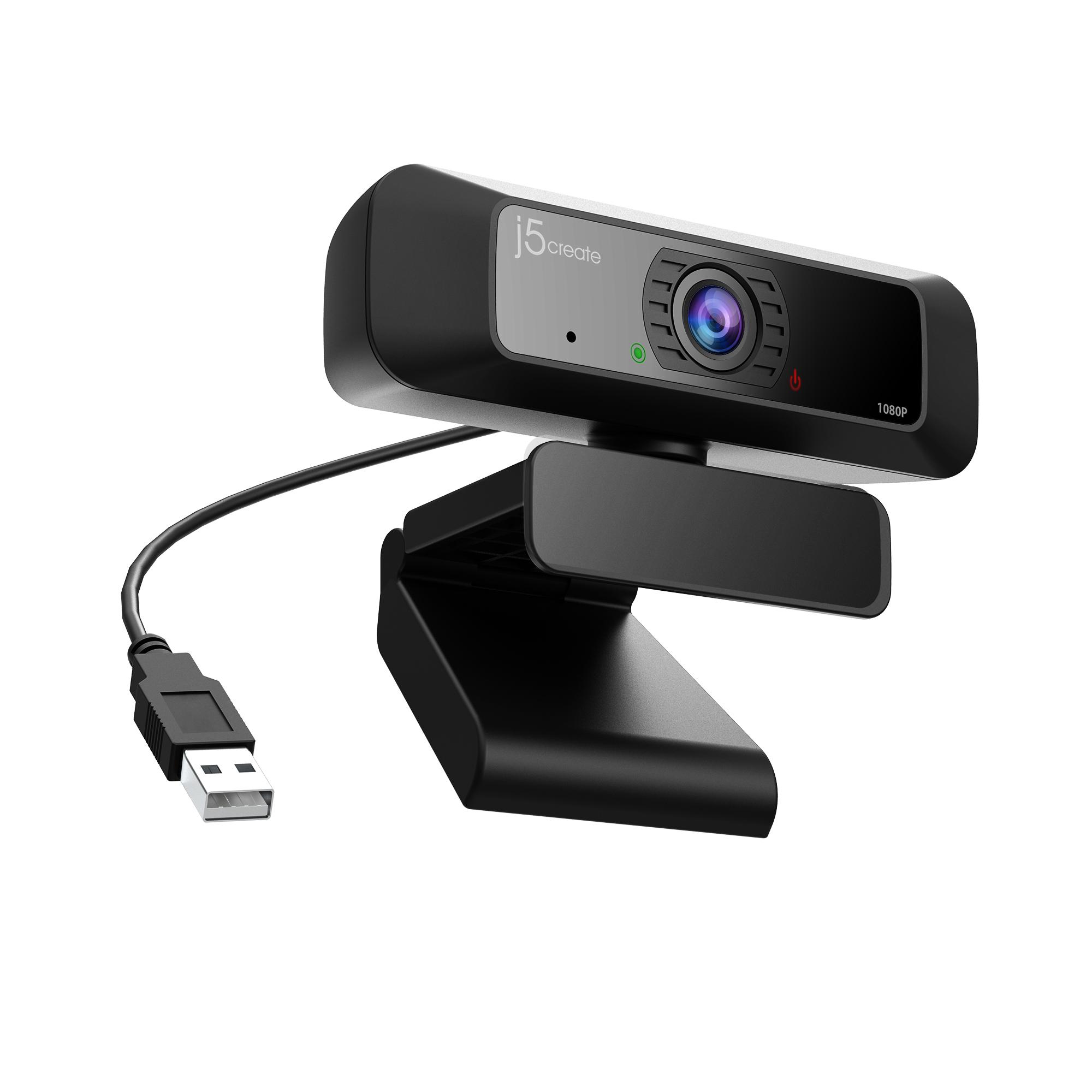 J5CREATE JVCU100-N USB 360° HD Webcam Rotation
