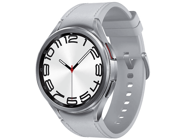 SAMSUNG Galaxy Watch 6 R965 Classic LTE 47mm silver Smart Watch Kunststoff, Silber | Smartwatches mit Wear OS