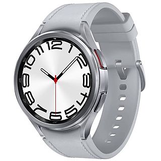 SAMSUNG Galaxy Watch 6 R965 Classic LTE 47mm silver Smart Watch Kunststoff, Silber