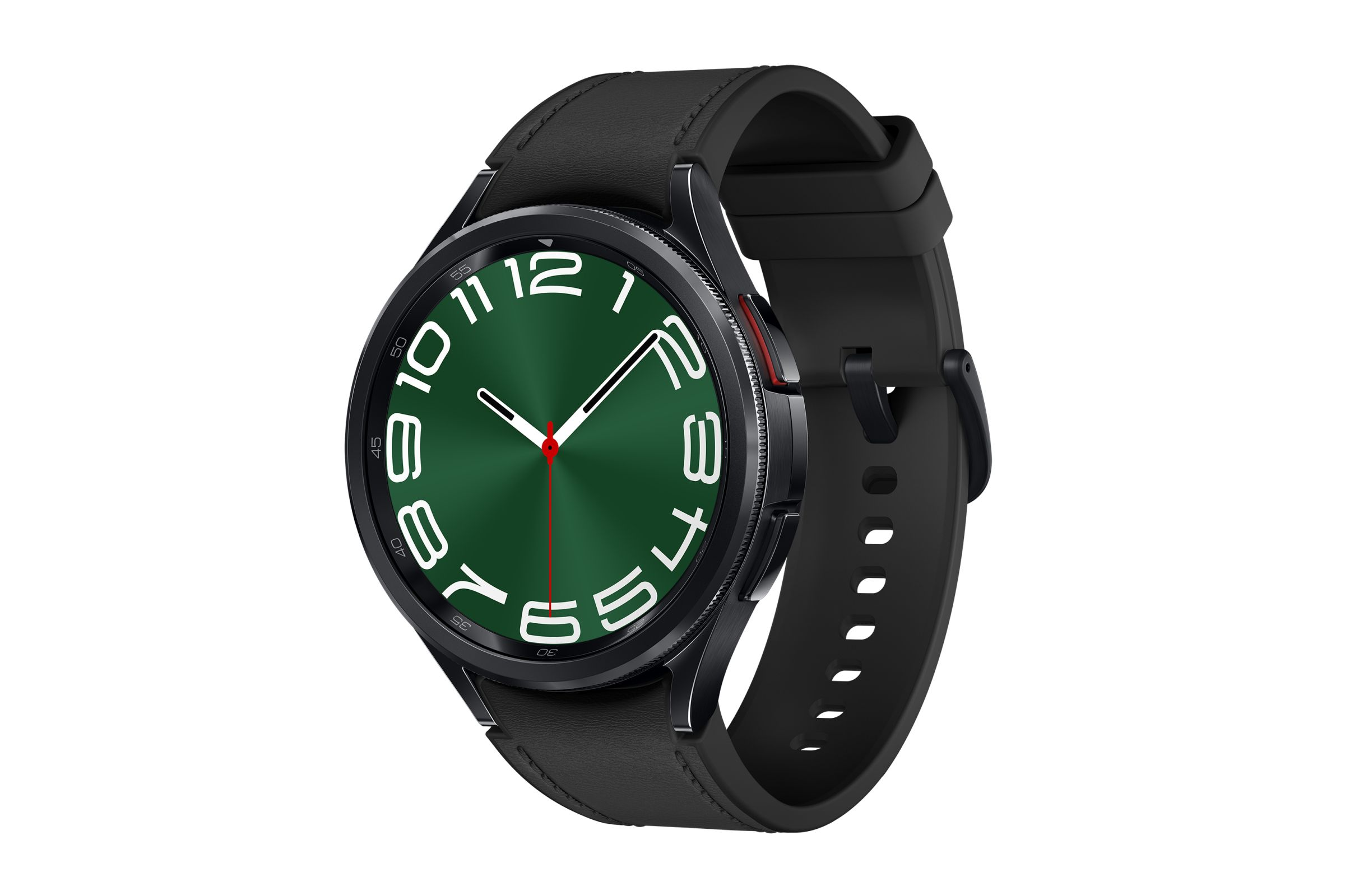 Kunstleder, Smartwatch Classic 47mm mm, Watch EU Edelstahl Breite: Galaxy NEU SAMSUNG Model 20 Black 6