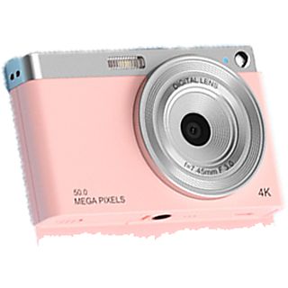 Cámara digital - SYNTEK Cámara Digital HD CCD Macaron Color Student Party Starter Pequeña Cámara de Viaje Retro Portátil, 8 megapixel, rosa