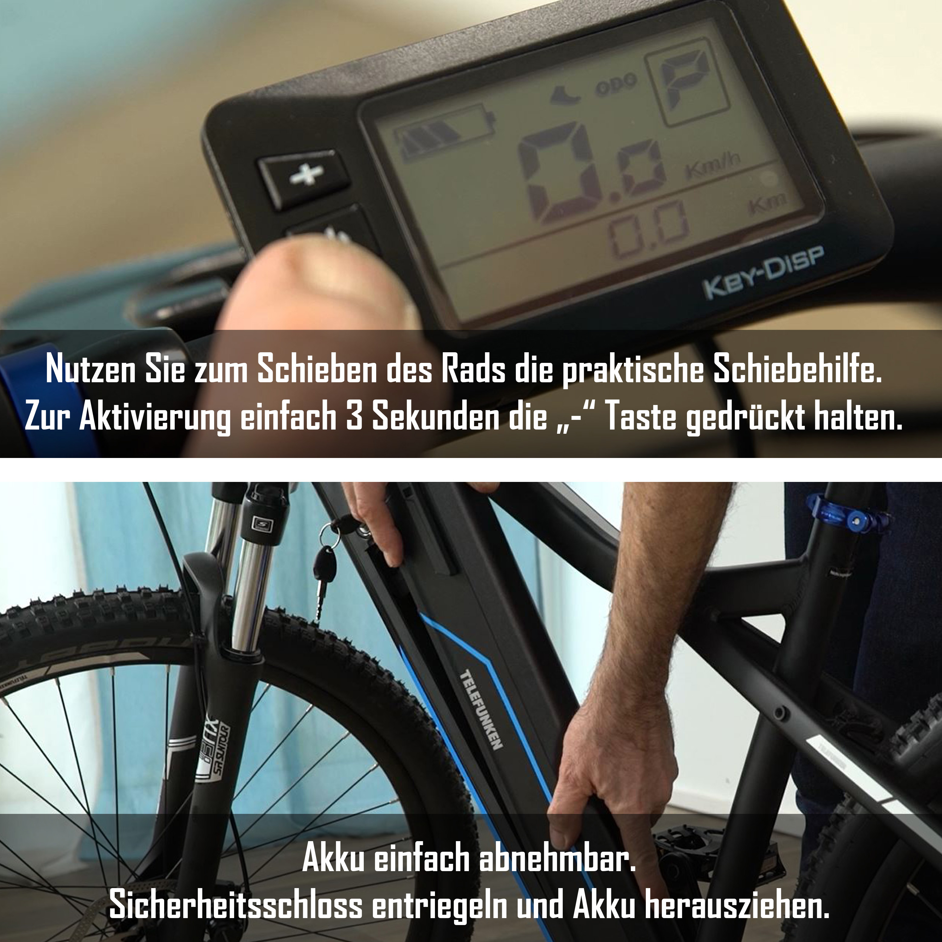 Mountainbike 29 Grau) Herren-Rad, Zoll, graphit (Laufradgröße: 14, Aufsteiger M925 TELEFUNKEN 29\
