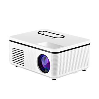 Proyector  - Proyector LED Mini proyector portátil 1080P HD Home Projection SYNTEK, 1920 x 1080 píxeles, HD, Blanco