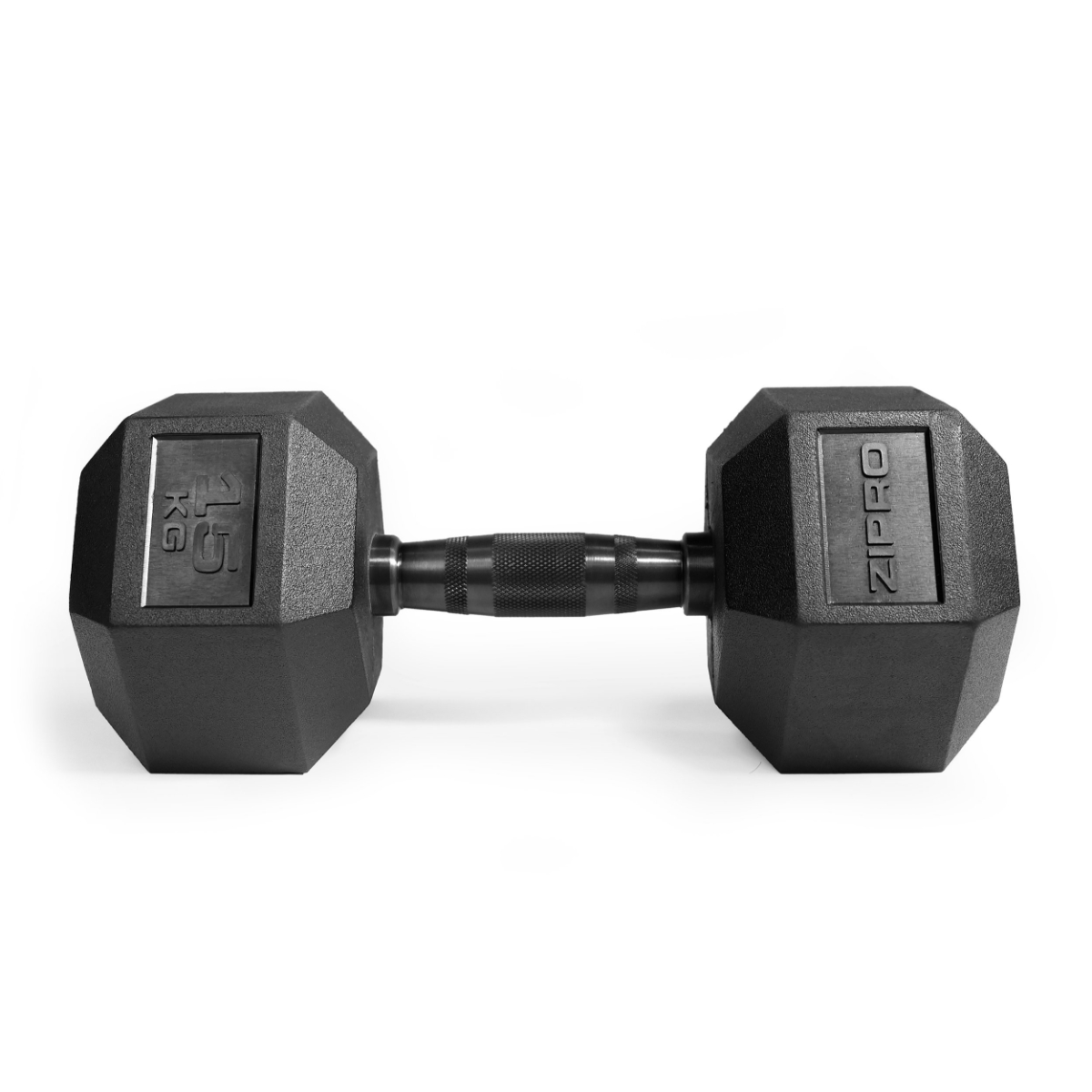 ZIPRO HEX Gymnastikhantel, 1 kg x Schwarz 15