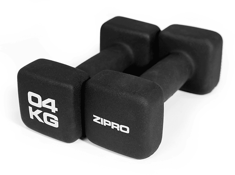 kg ZIPRO Schwarz 2 Fitness x Hantel, 4
