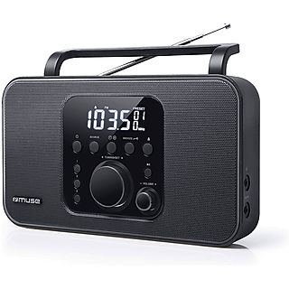 Radios  - MUSE M-091 R Black / Radio portátil MUSE, Negro