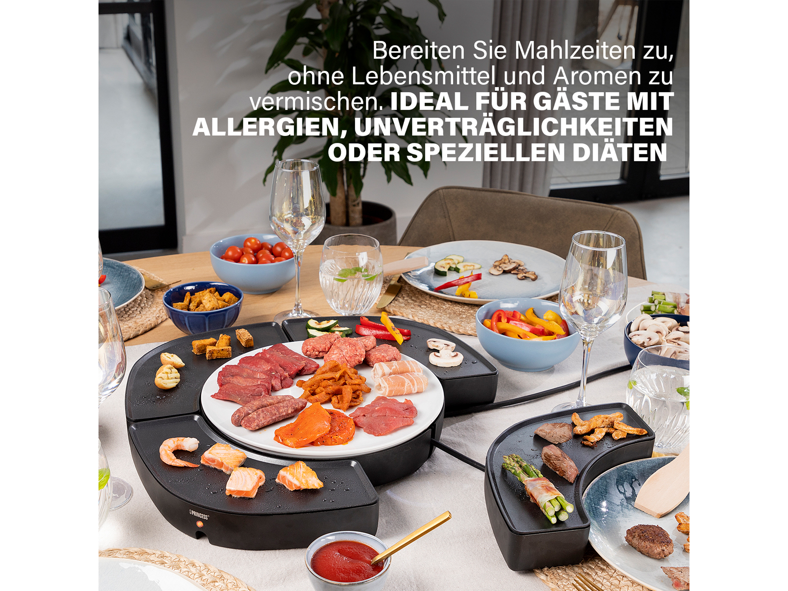 Ein Mann bereitet ein gelbes ferngesteuertes Auto vor.