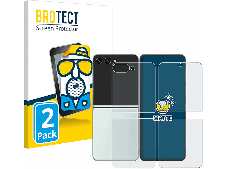 matte Z Galaxy BROTECT 5) Samsung Flip 2x Schutzfolie(für