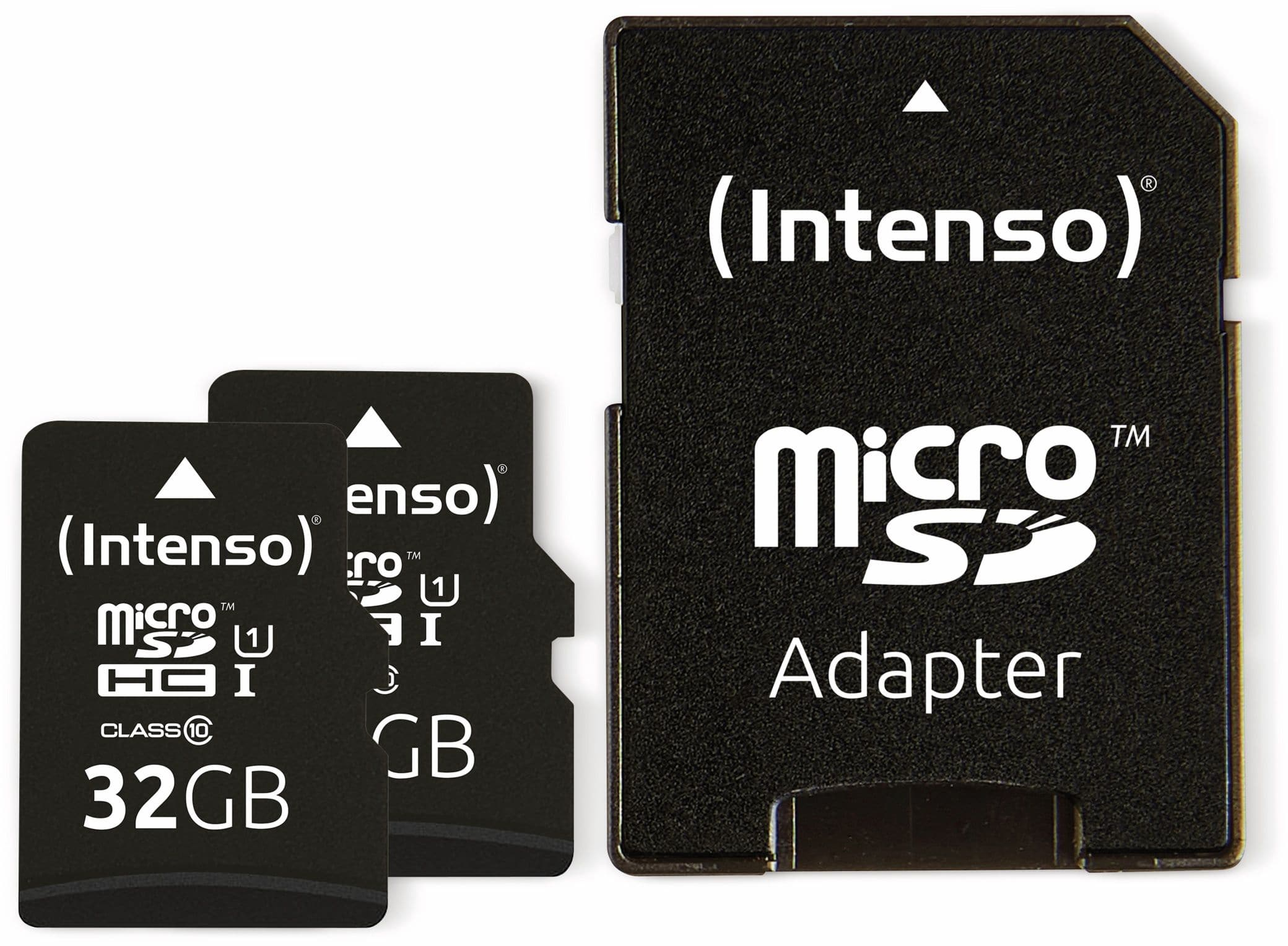 32 MB/s 32GB INTENSO Card Micro-SD 45 Premium, UHS-I Speicherkarte, MicroSD SDHC GB,