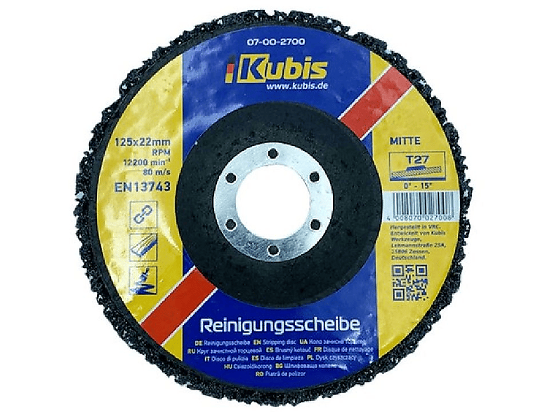 INBUSCO / KUBIS Reinigungsscheibe KB07-00-2700-5 Multifunktionswerkzeug, Transparent