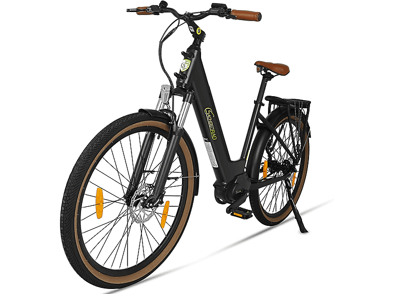 SACHSENRAD C5 Centro Citybike (Laufradgröße: 27,5 Zoll, Rahmenhöhe: 48 cm, Unisex-Rad, 468, schwarz)