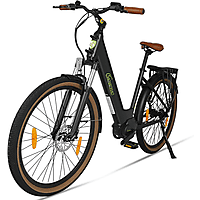 MediaMarkt SACHSENRAD E-SUV CityBike C5R 27.5" E-Bike Elektrisch MTB met Diebstahlsicherung, Riemaandrijving, Alarm E-Bike zwart aanbieding