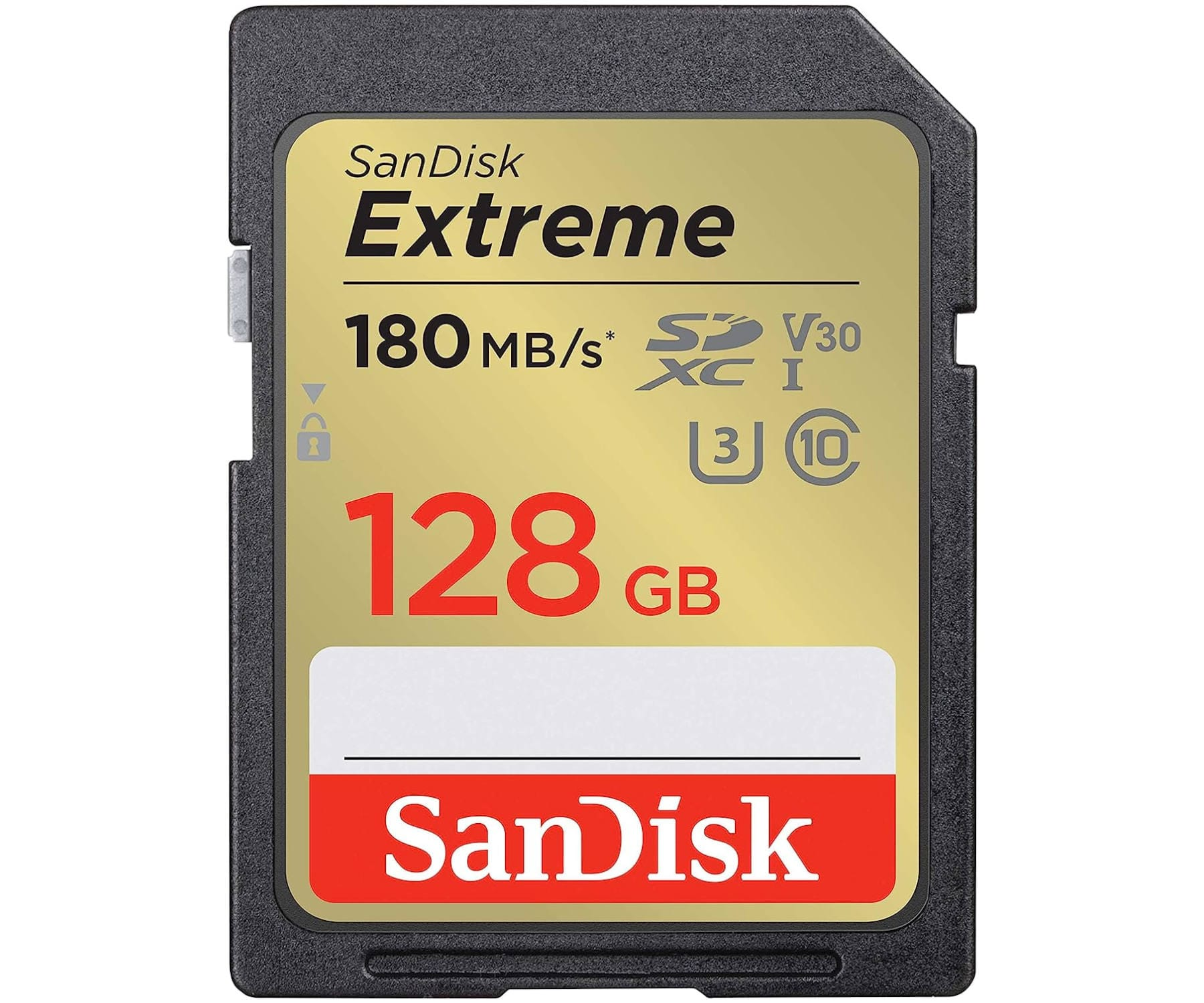 MB/s GB, SDXC 128 Speicherkarte, SANDISK 180 SDSDXVA-128G-GNCIN,