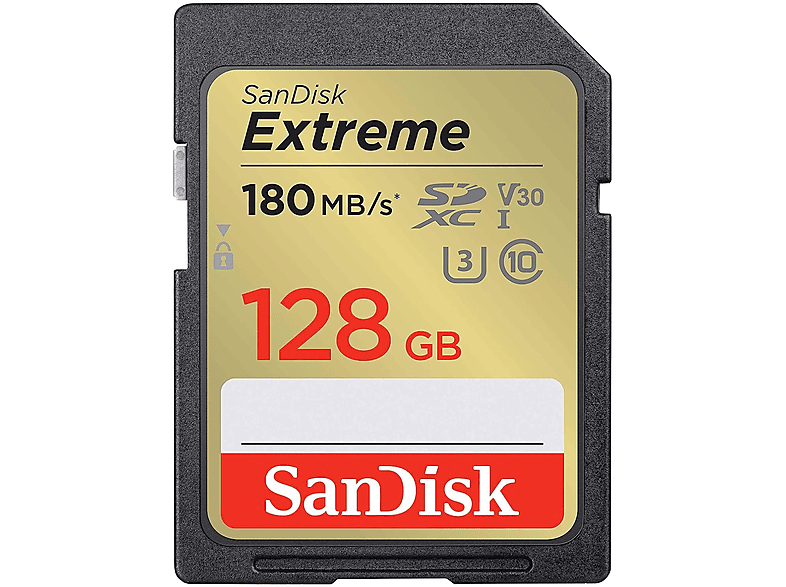 SANDISK SDSDXVA-128G-GNCIN, SDXC 128 180 Speicherkarte, MB/s GB