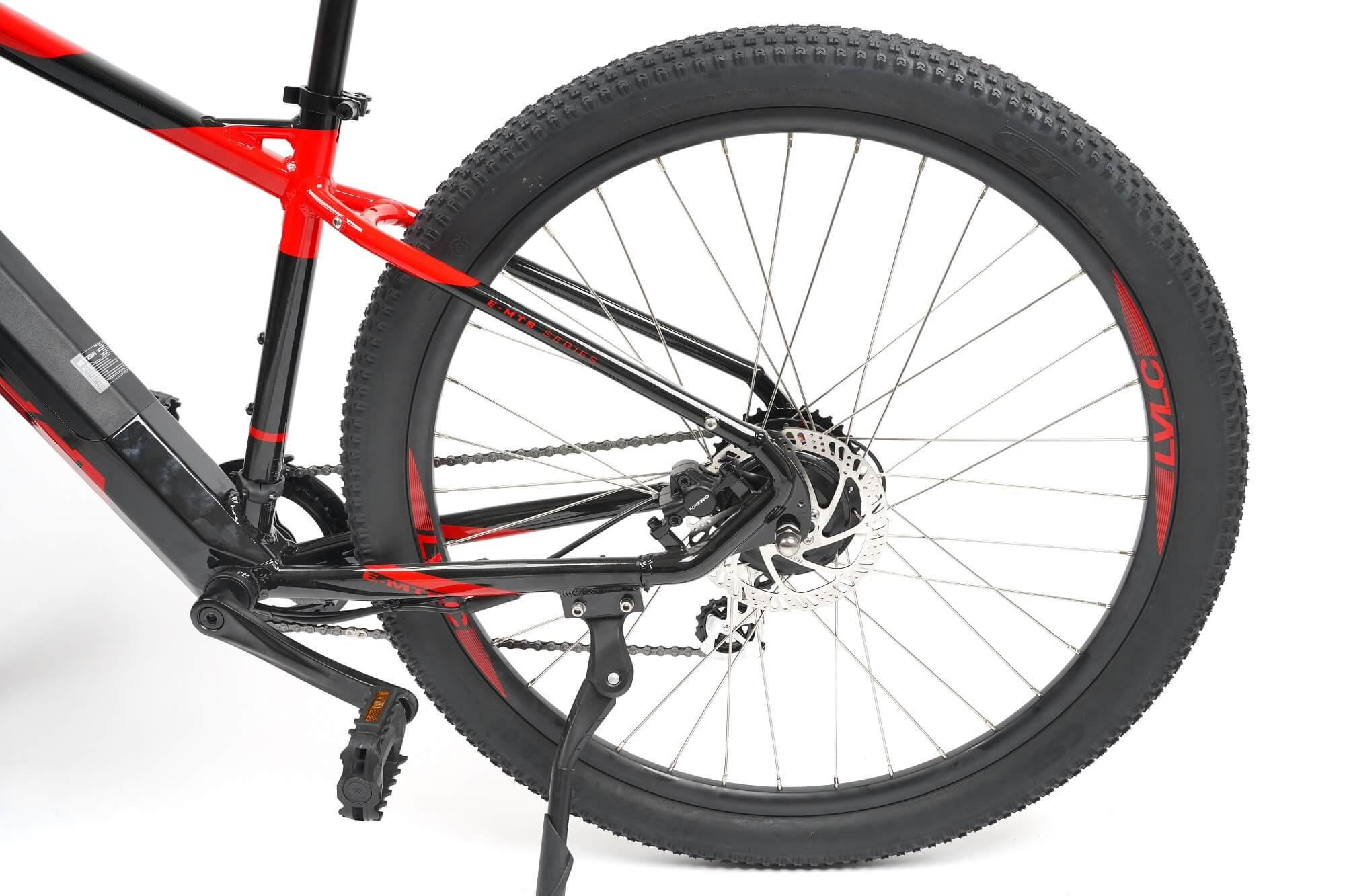 LOVELEC B400347 Mountainbike 29 Rahmenhöhe: (Laufradgröße: 43,18 cm, schwarz/rot) Erwachsene-Rad, Zoll, Wh, 540