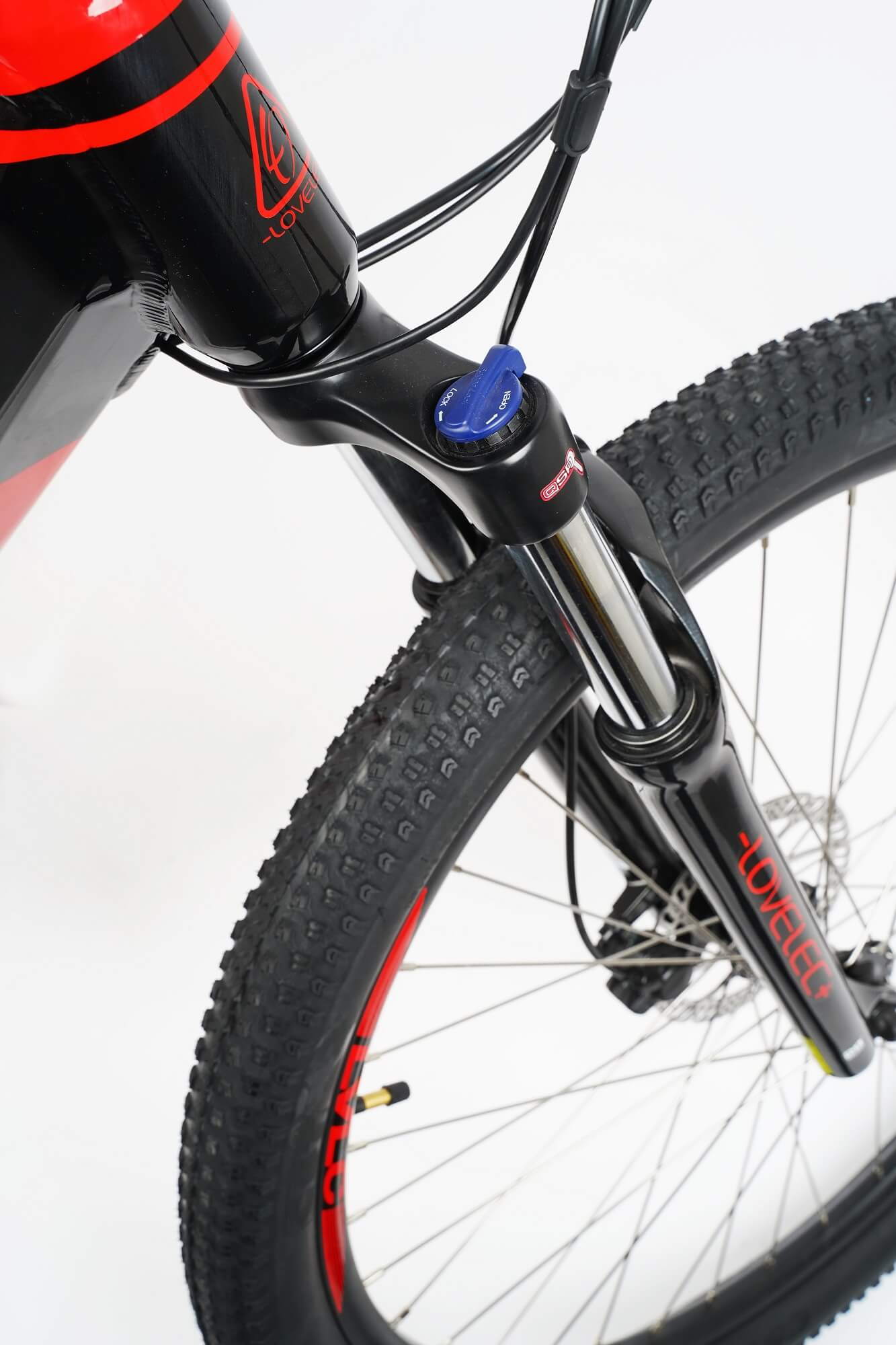 Rahmenhöhe: Erwachsene-Rad, (Laufradgröße: 540 cm, B400347 Wh, 43,18 29 Zoll, LOVELEC Mountainbike schwarz/rot)