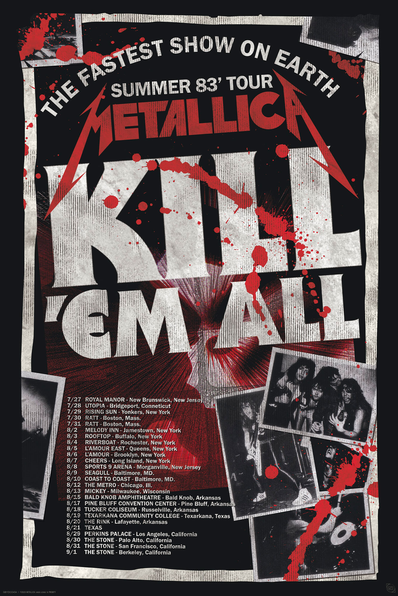Metallica - Kill´em All Tour 83