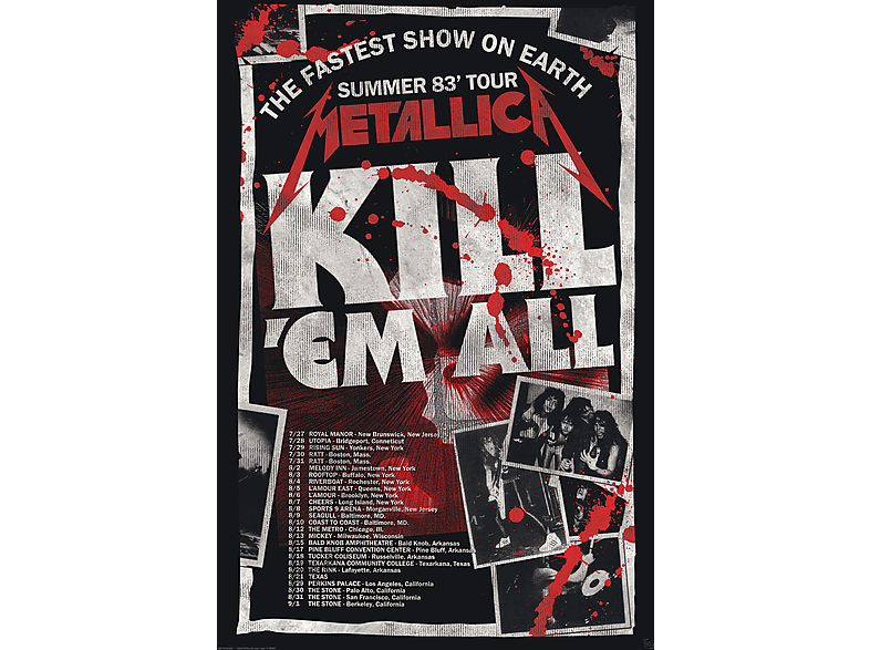 Metallica Kill´em All 83 Tour MediaMarkt