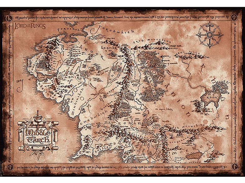 Lord Of The Rings - Map