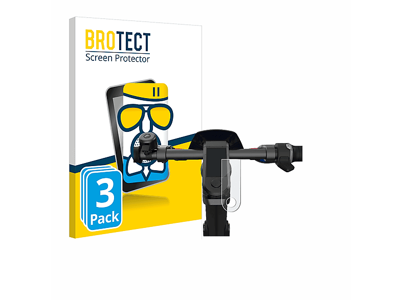 BROTECT 3x Pro) Schutzfolie(für Airglass matte NIU KQi3