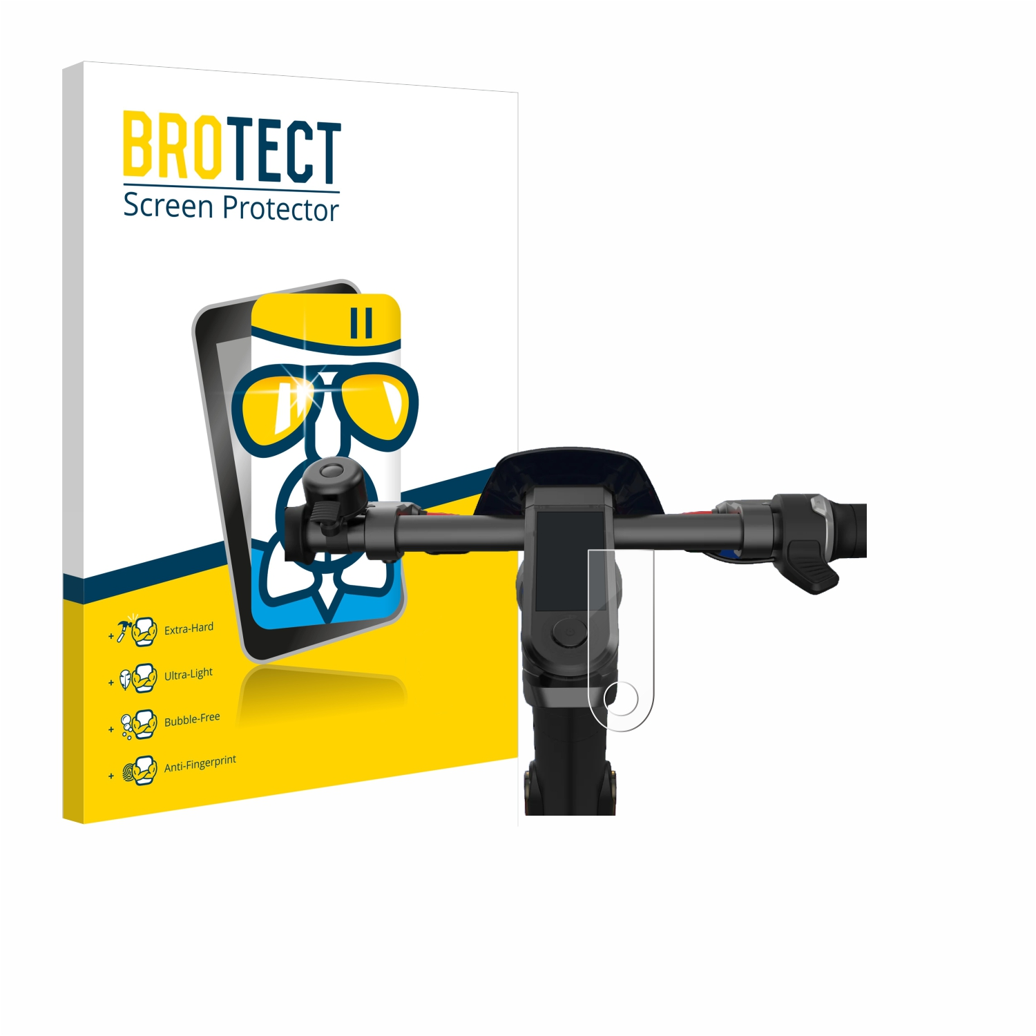 BROTECT KQi3 NIU Airglass klare Schutzfolie(für Pro)