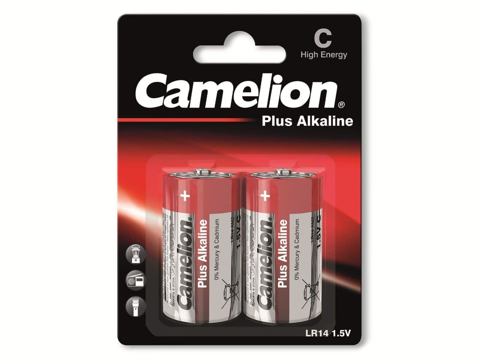 CAMELION Baby-Batterie, Plus-Alkaline, LR14, 2 Batterie Alkaline Stück
