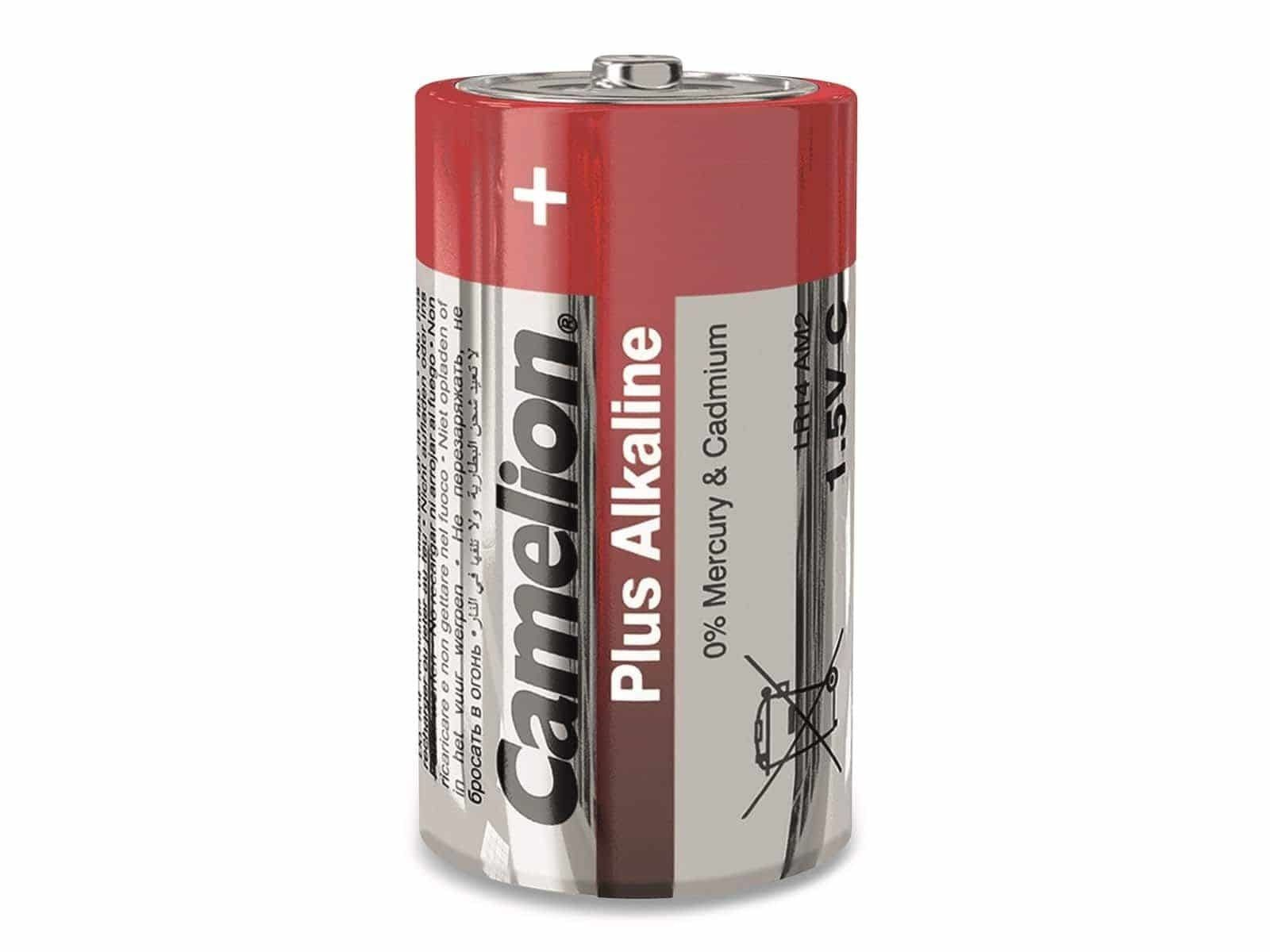 Stück Batterie CAMELION Plus-Alkaline, 2 LR14, Baby-Batterie, Alkaline