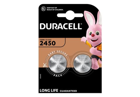 DURACELL DURACELL Lithium-Knopfzelle, CR2450, 3V, Electronics, 2