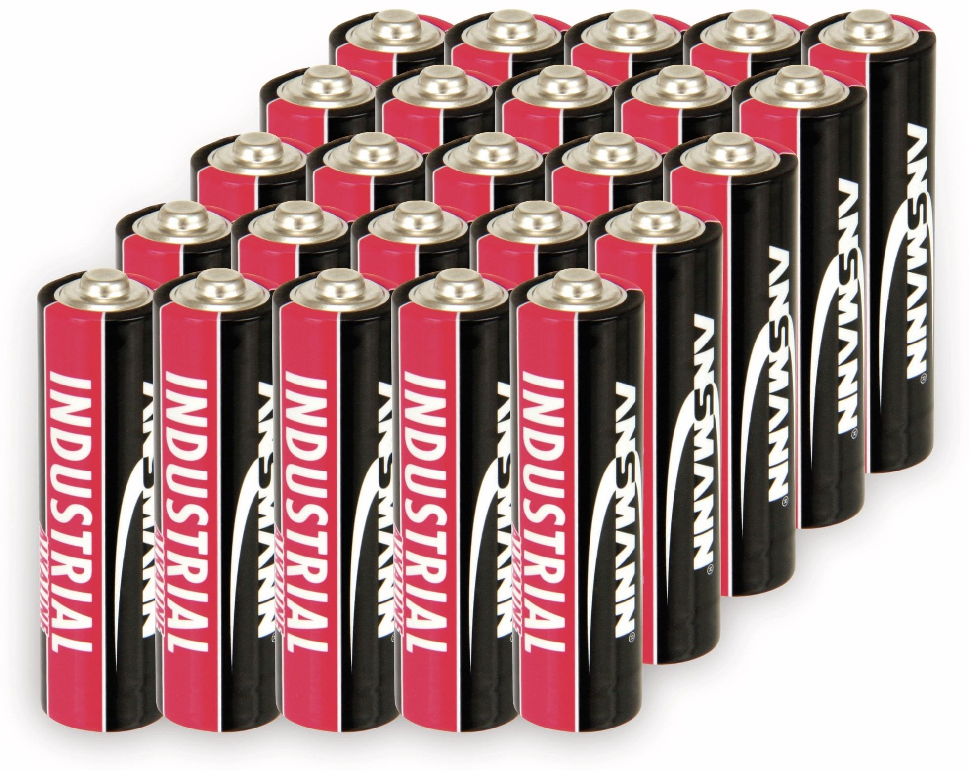 ANSMANN Mignon-Batterien, Stück INDUSTRIAL, 20 Alkaline Batterien