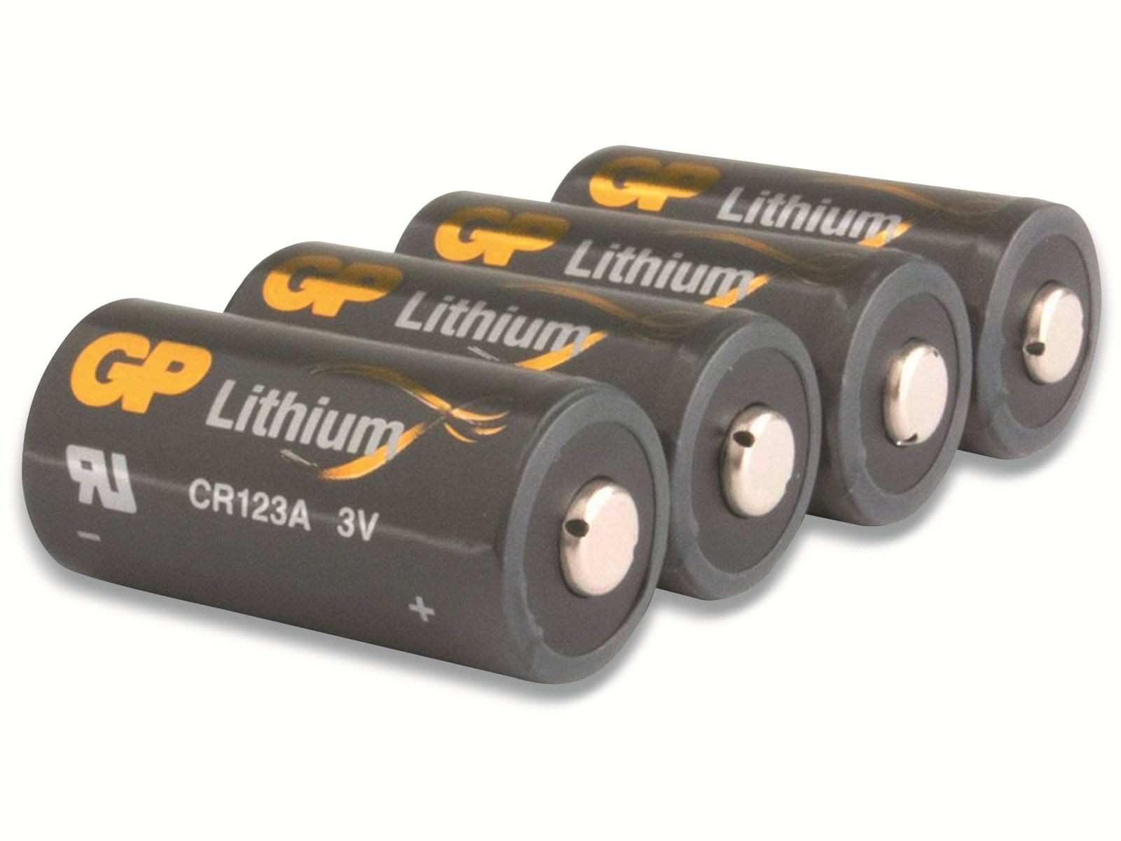 CR123A, (Li-FeS2) Lithium-Eisensulfid GP GP Stück Lithium-Batterie Batterie 4