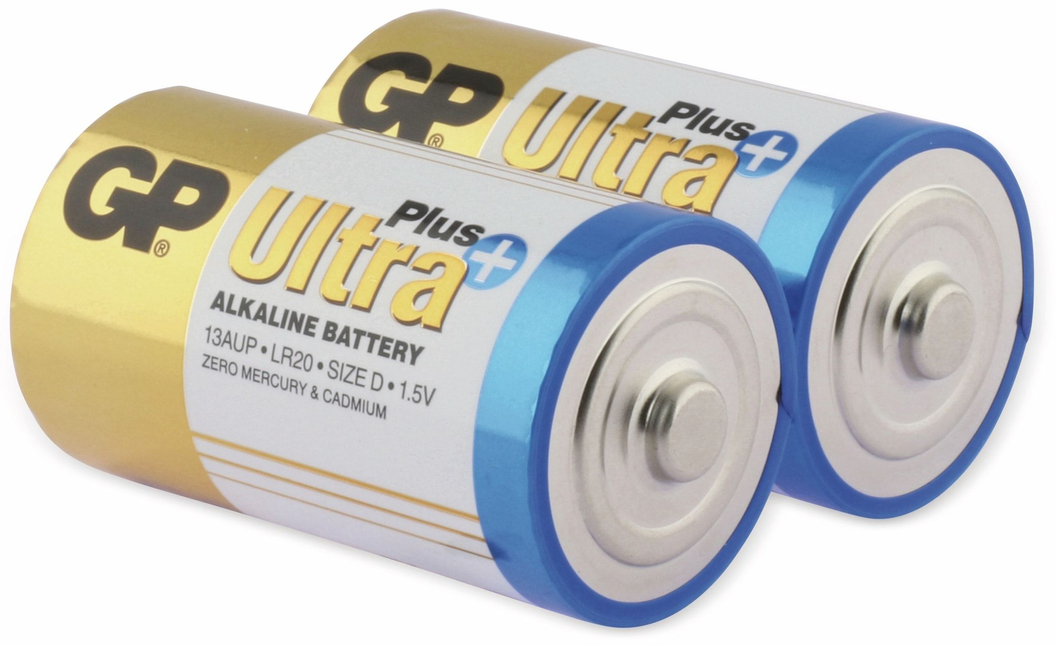 Mono-Batterien ALKALINE, 2 PLUS ULTRA Batterien Stück GP Alkaline