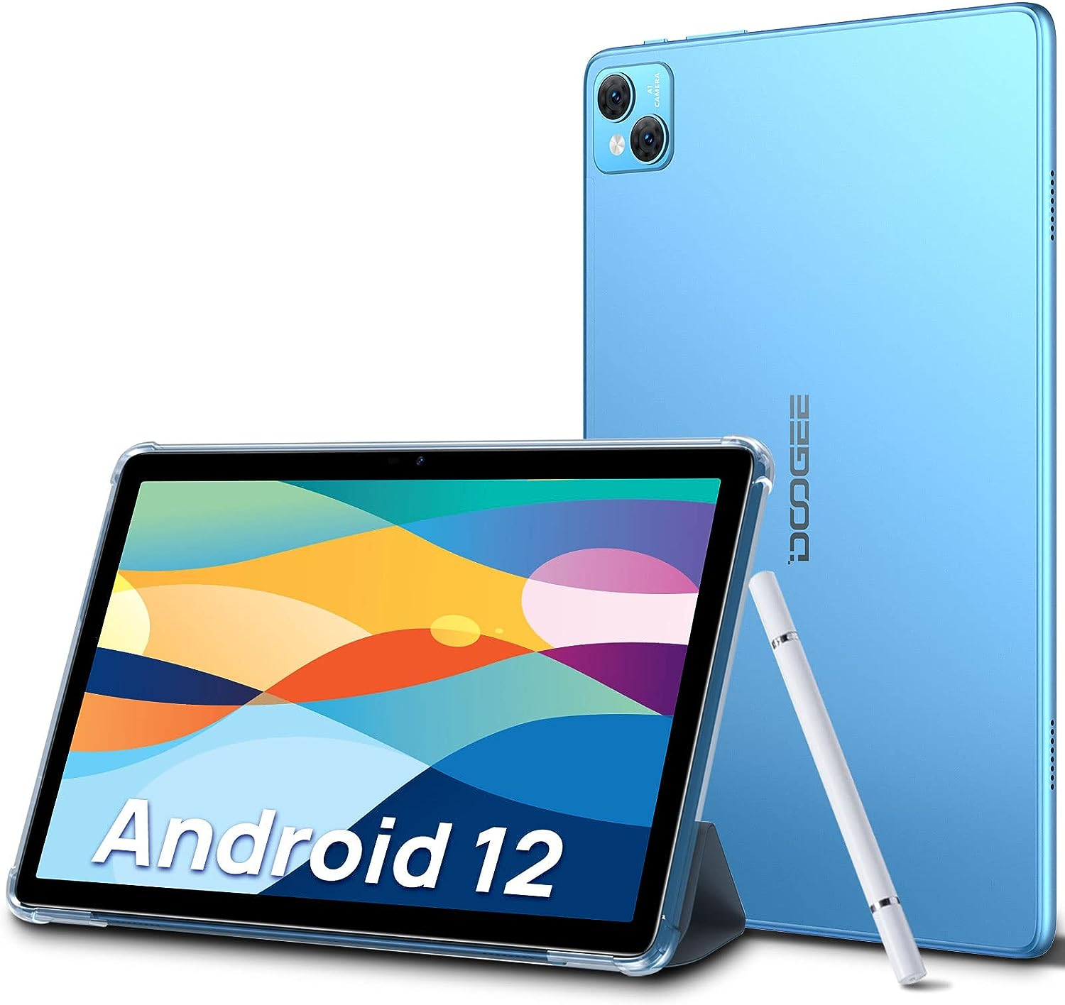 Zoll, T10 15GB+128GB Tablet, DOOGEE GB, 128 Blau 8300mAh Android 4G 10,1 12,