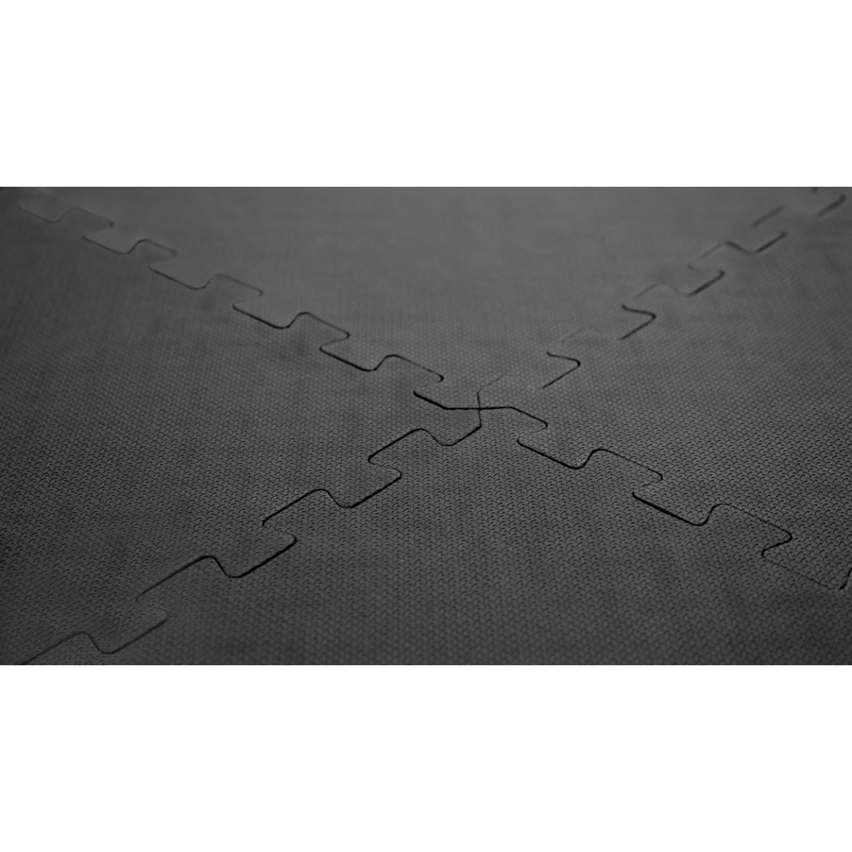 ZIPRO Modulares Puzzle 60x60cm 12 Stk. Schwarz Traingsmatte, 6 mm