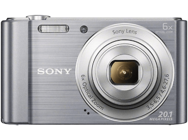 SONY DSC-W 810 SILBER Digitalkamera Silber, 6x opt. Zoom, TFT-LCD