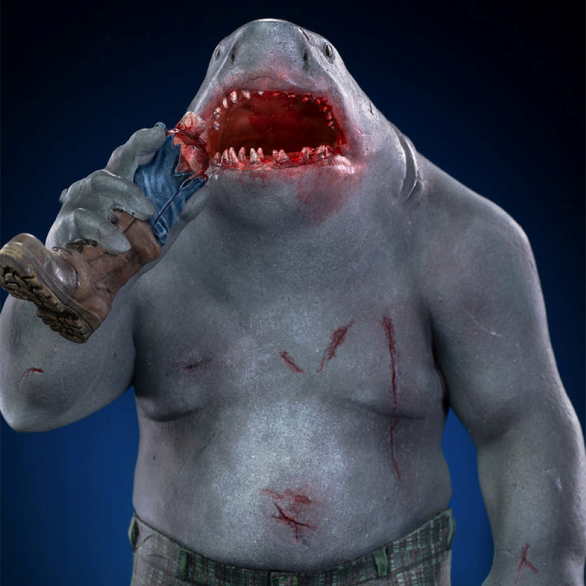 The - Squad Shark IRON 1/10 Statue King Sammelfigur STUDIOS Suicide