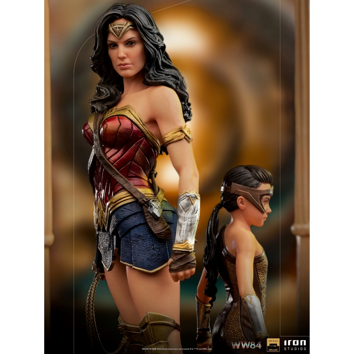 IRON STUDIOS Wonder Woman Deluxe Statue Sammelfigur Diana Junge - 84 1/10