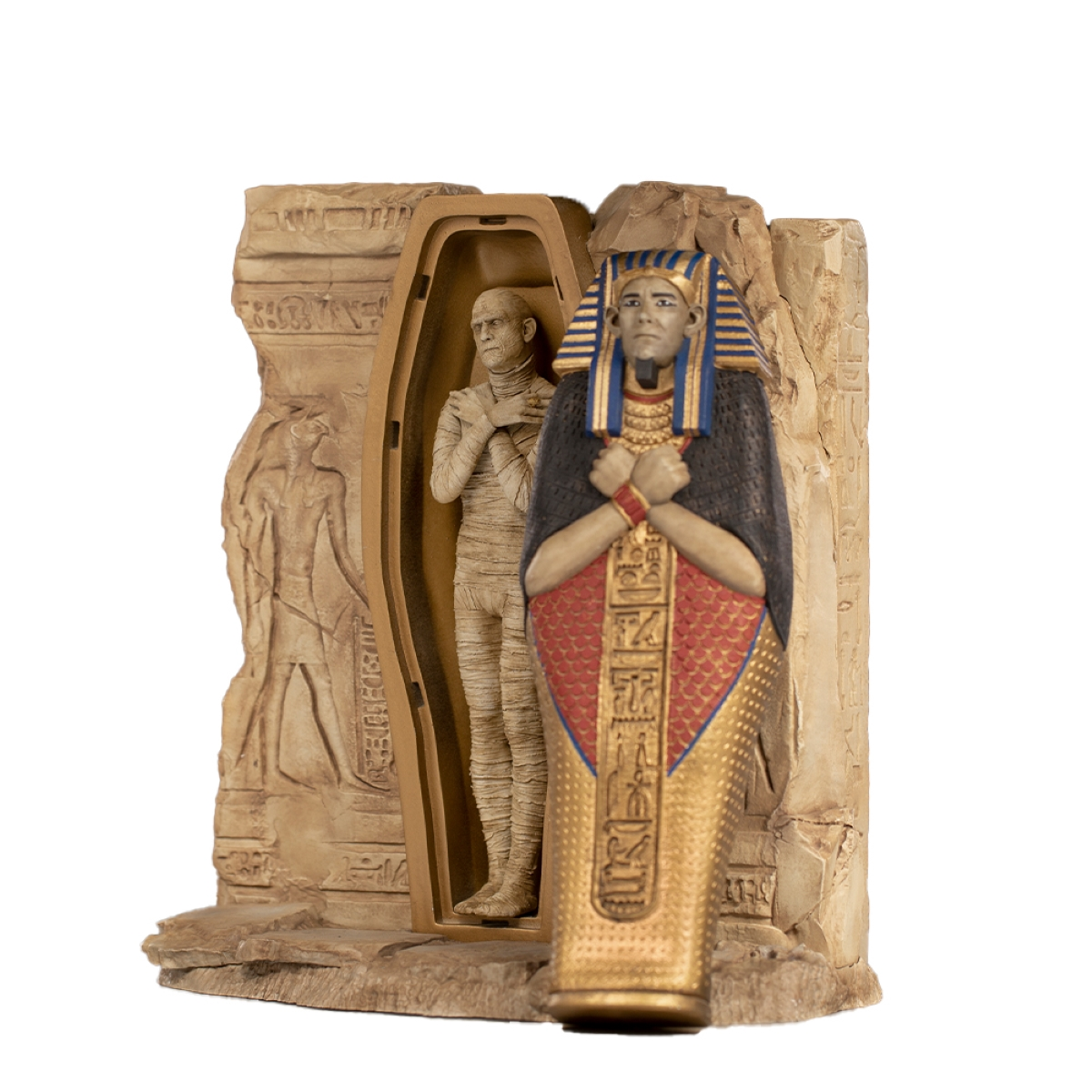 IRON STUDIOS Universal Monsters - The Sammelfigur 1/10 Statue Deluxe Mummy