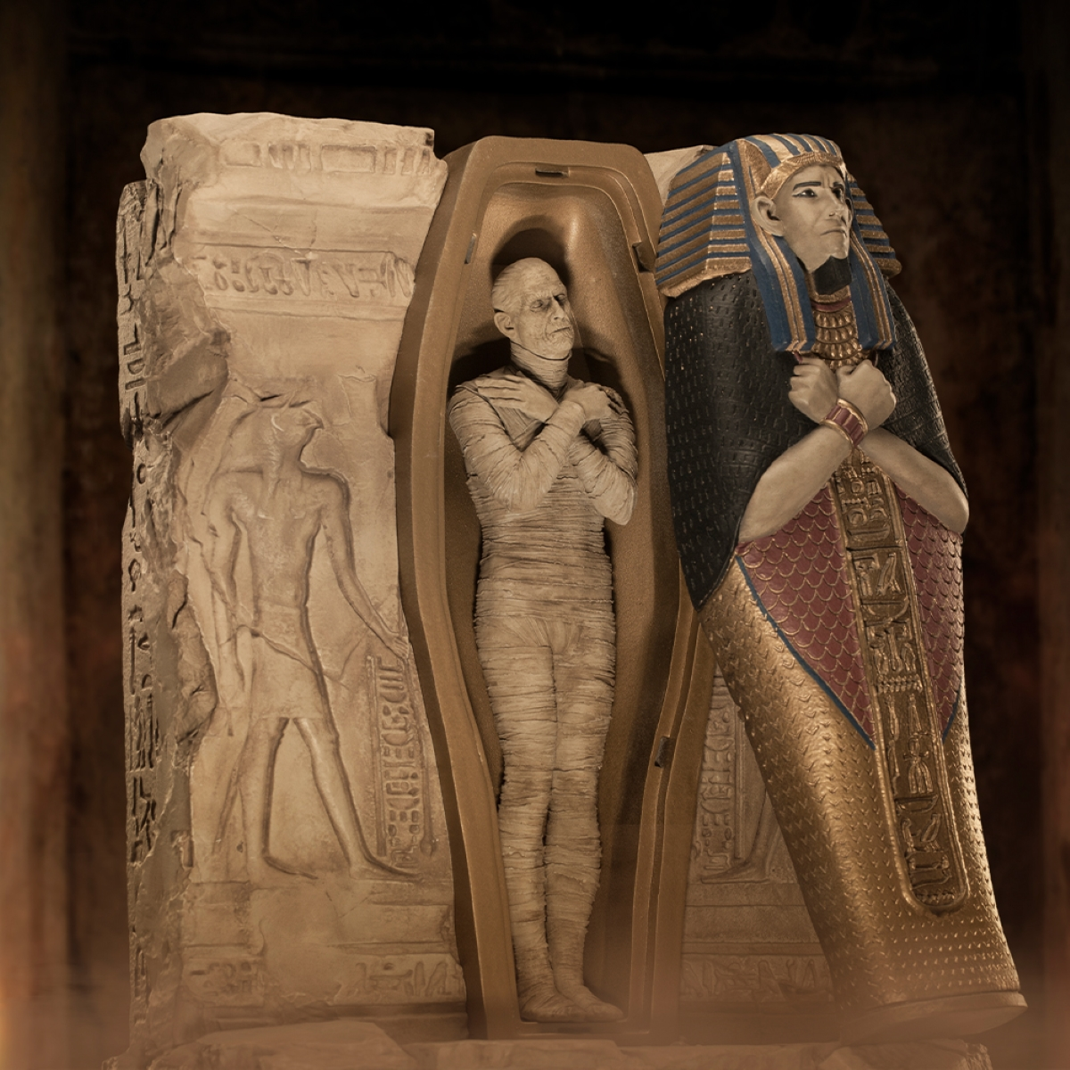 Universal The Sammelfigur Monsters IRON - STUDIOS 1/10 Mummy Statue Deluxe