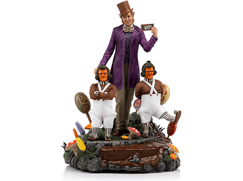 IRON STUDIOS Willy Wonka and the Chocolate Factory - Deluxe Statue 1/10 Sammelfigur