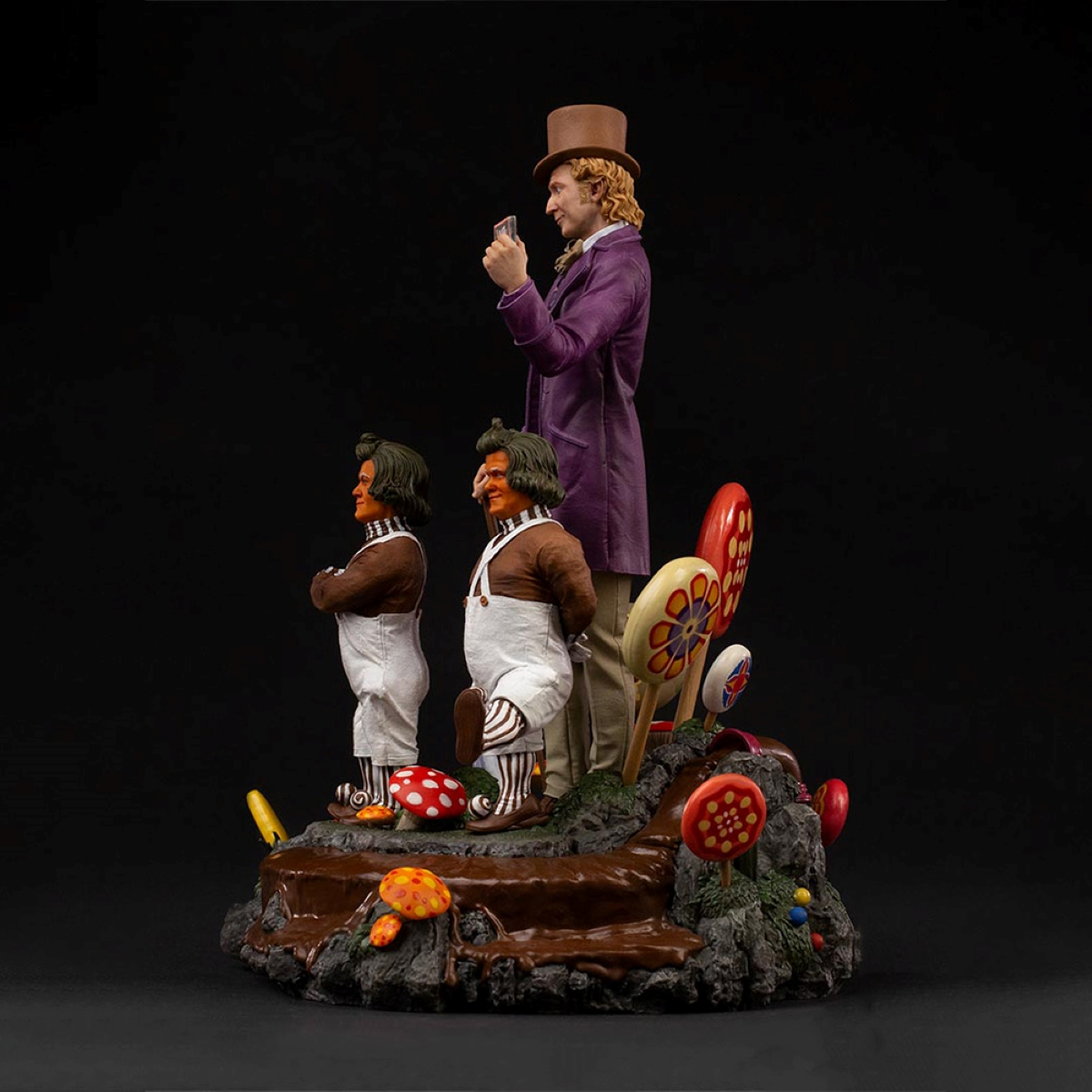 IRON STUDIOS Willy Sammelfigur Chocolate and Statue Deluxe - Wonka 1/10 the Factory