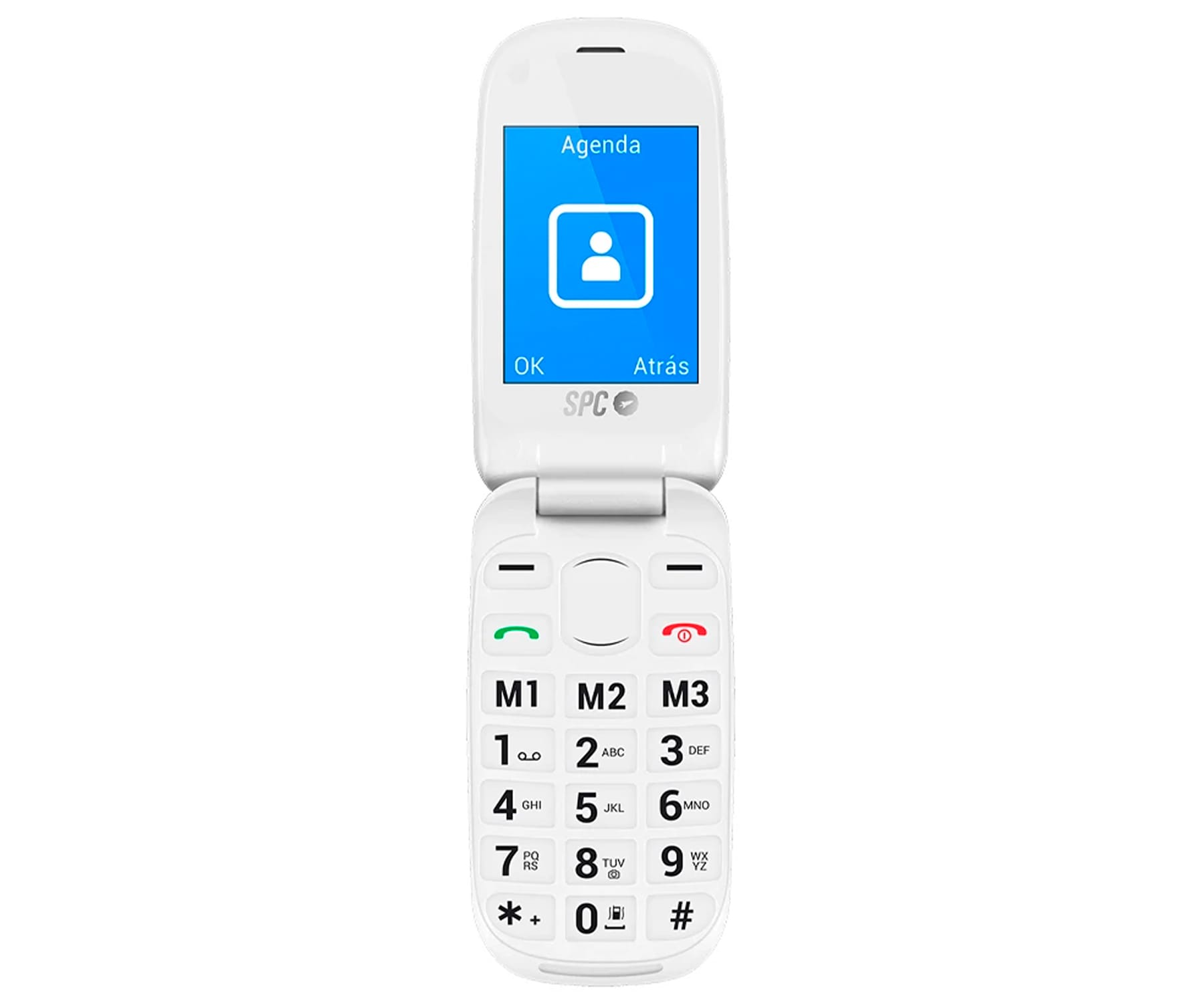 SPC Weiß Mobiltelefon, 2304B