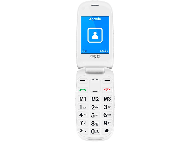 2304B SPC Mobiltelefon, Weiß
