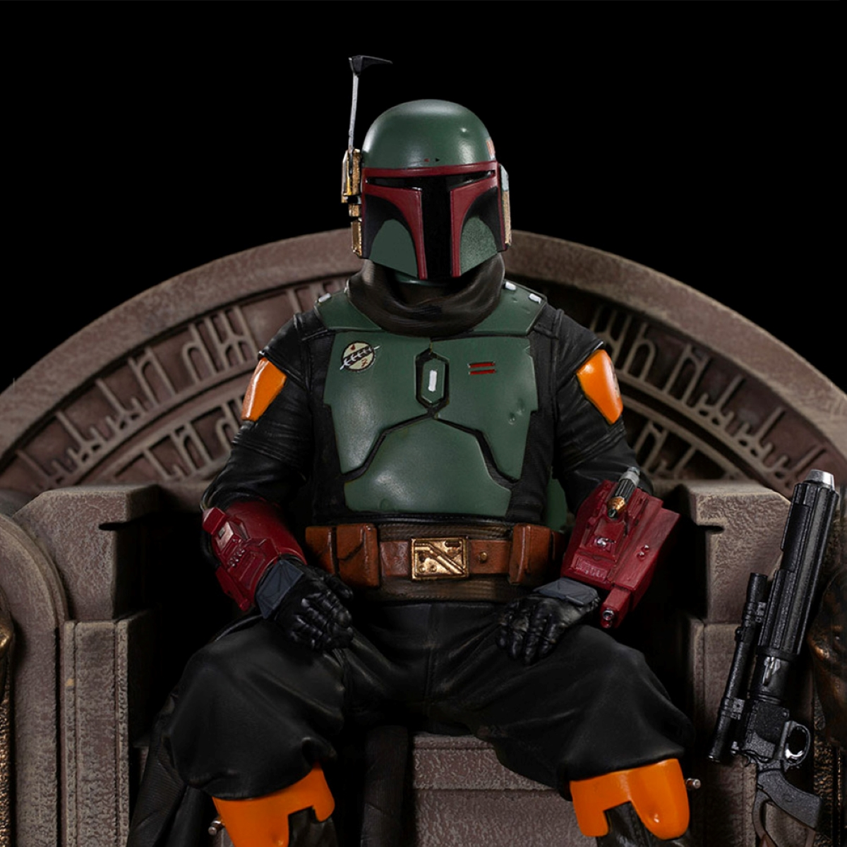 1/10 IRON Wars - Sammelfigur dem auf Boba Thron Fett STUDIOS Deluxe Statue Star