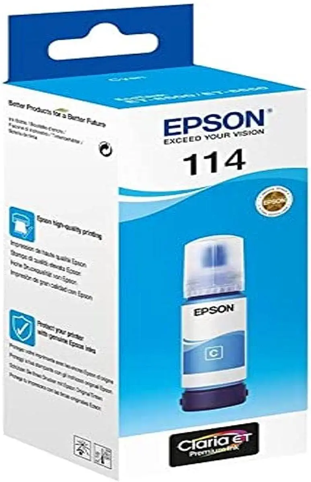 EPSON 114 Tinte cyan (C13T07B240)