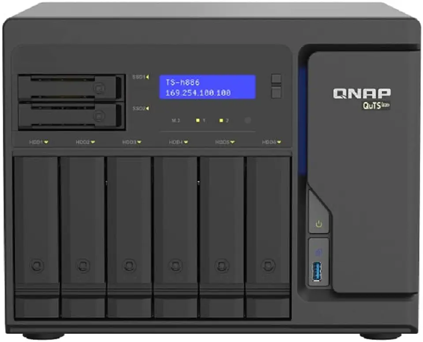 QNAP SYSTEMS TS-h886-D1622-16G 0 Zoll 3,5 TB
