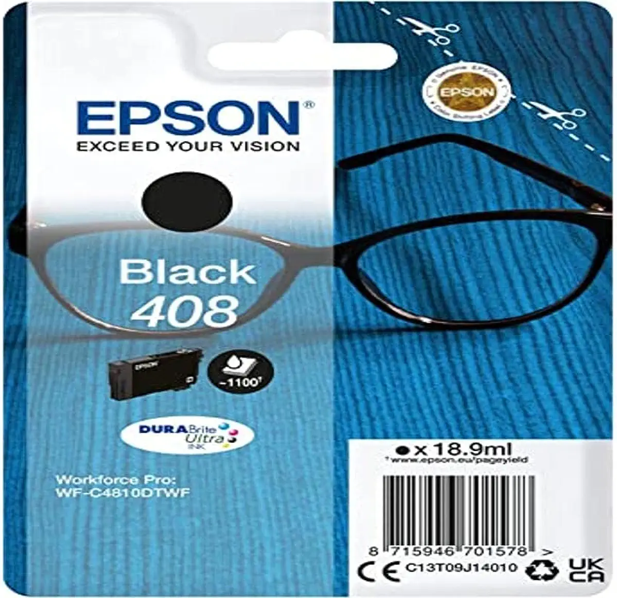 Tinte EPSON (C13T09J14010) 408 schwarz