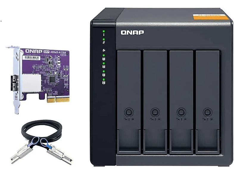 QNAP SYSTEMS Erweiterungseinheit TL-D400S 0 TB 3,5 Zoll