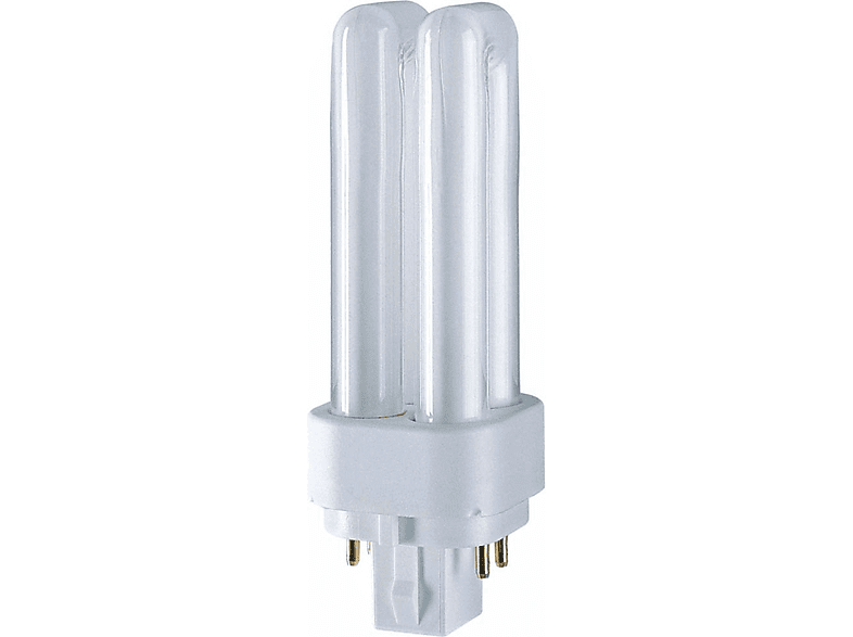 OSRAM  Ledvance Kompaktleuchtstofflampe DULUX D/E26W/827 Kompaktleuchtstofflampe ohne integriertes Vorschaltgerät G24Q-3 extra warmweiß 26 Watt 1800 lm