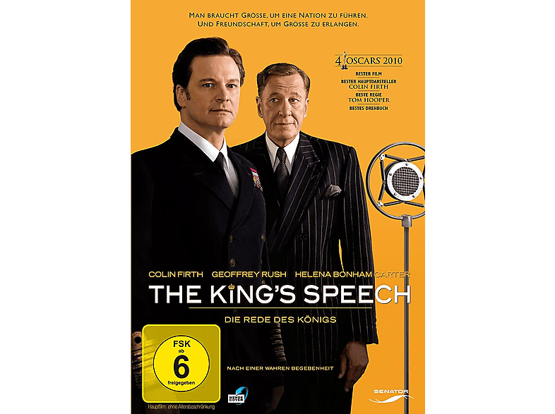 Die - Königs The King\'s Speech des Rede DVD