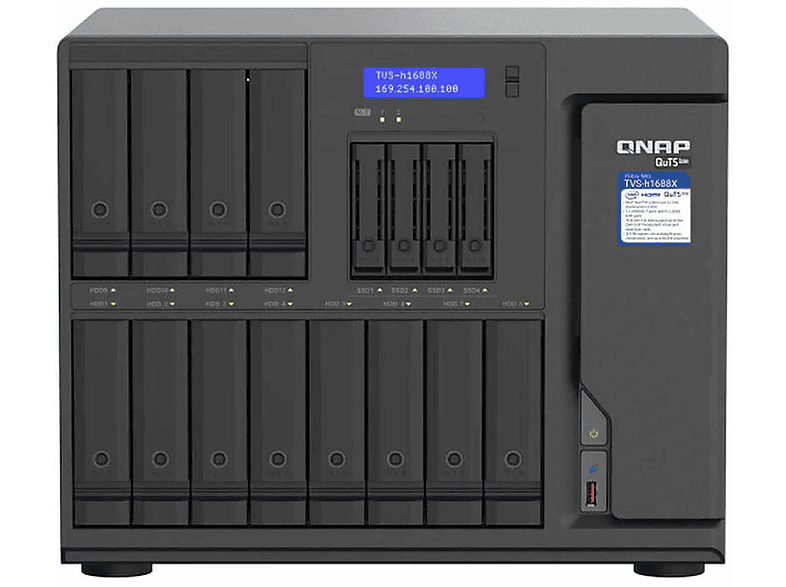 0 QNAP 3,5 TB TVS-h1688X-W1250-32G SYSTEMS Zoll
